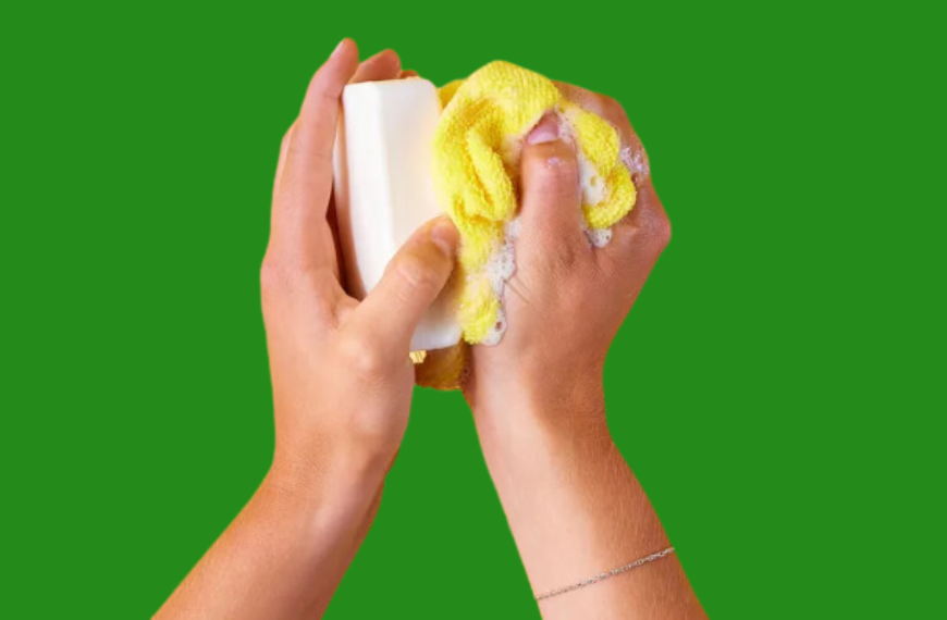 Add Soap to a Cloth