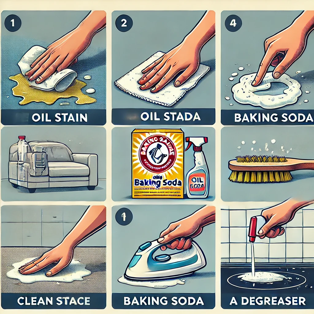 How to Remove Oil Stains