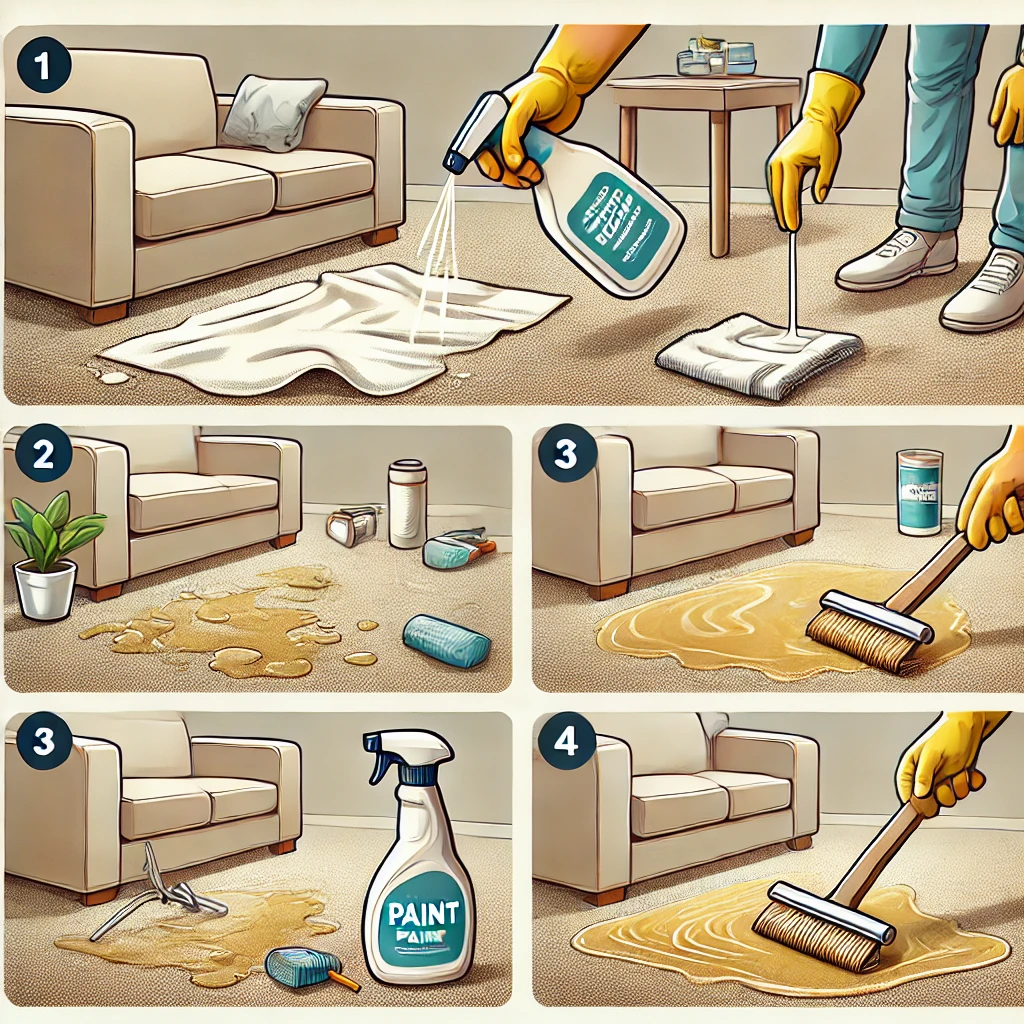 How to Get Paint Out of a Carpet