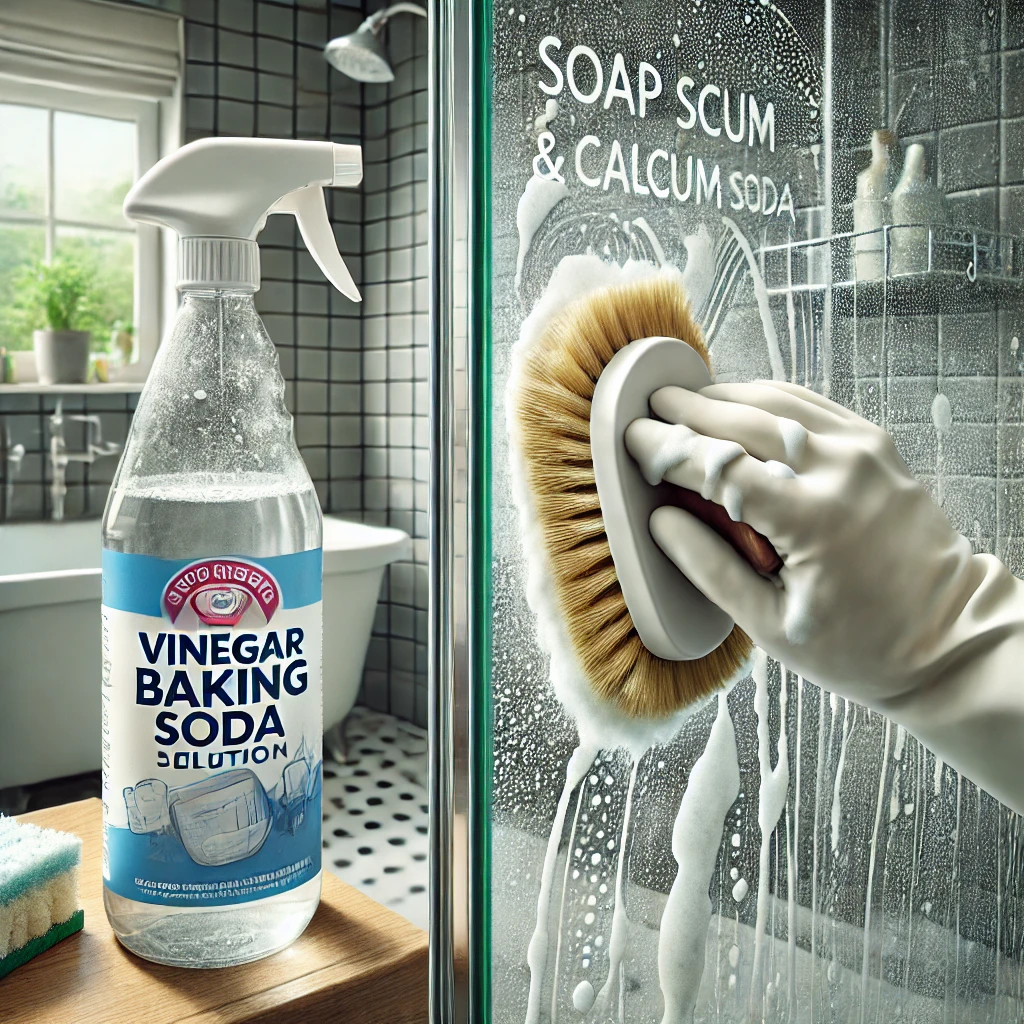 How to remove soap scum and calcium