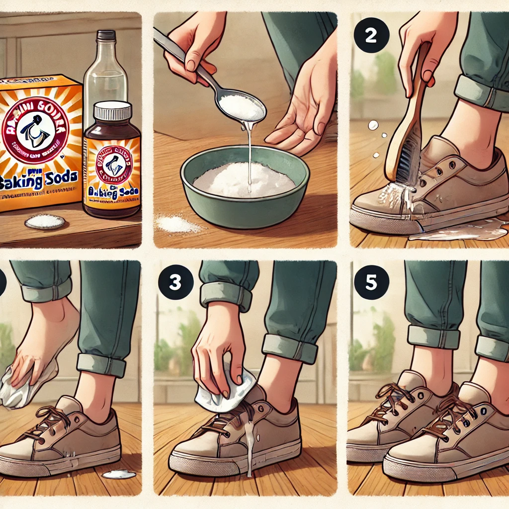 How to remove oil stains from shoes