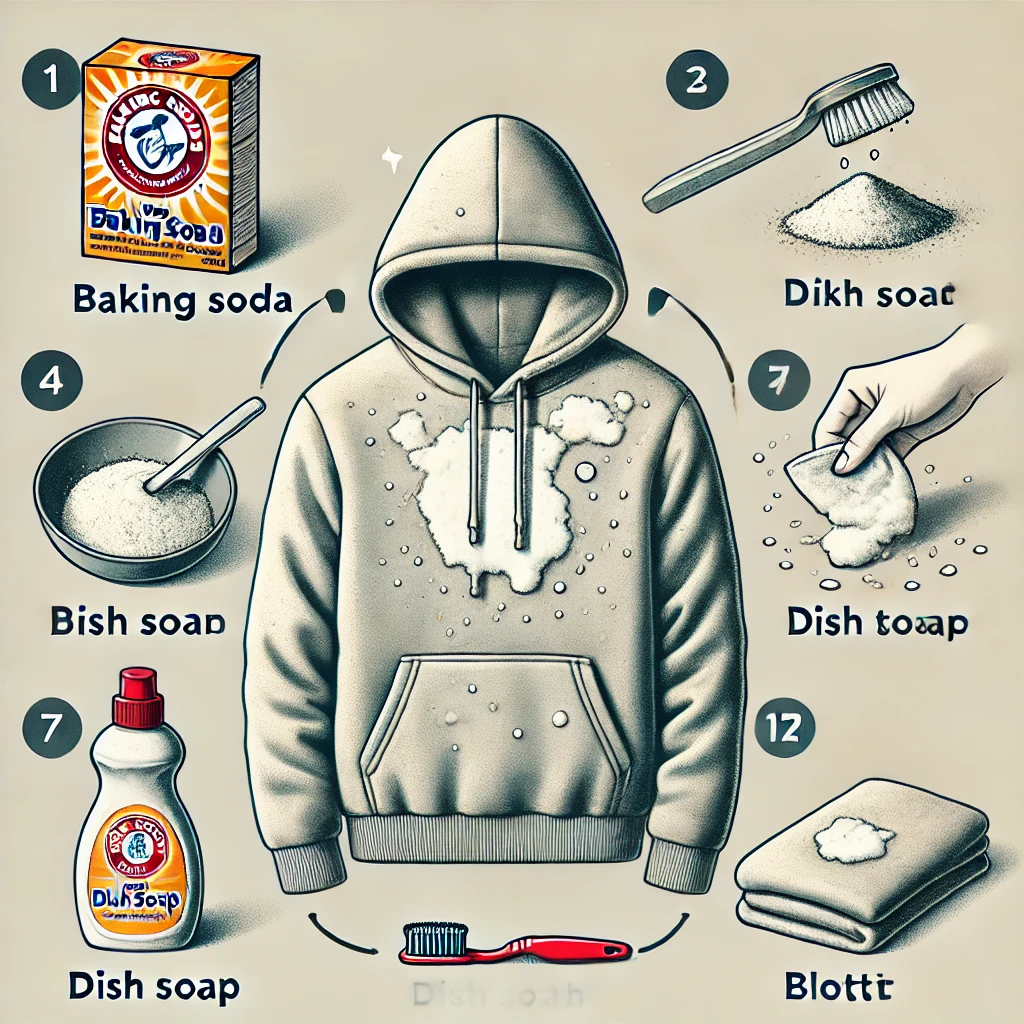 How to remove oil stains from a hoodie