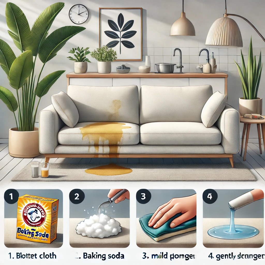 How to Remove Oil Stains from a Couch